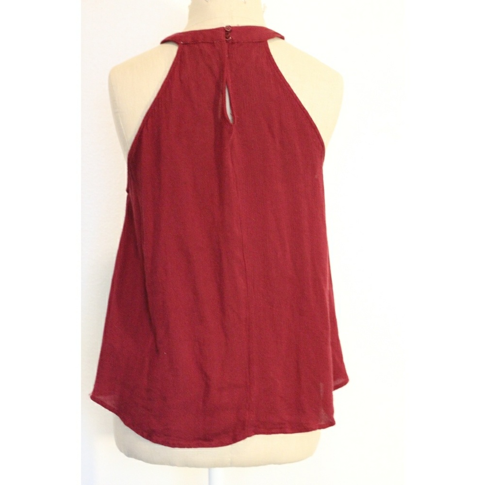 πElodie Maroon Tank Topπ - Picture 2 of 5